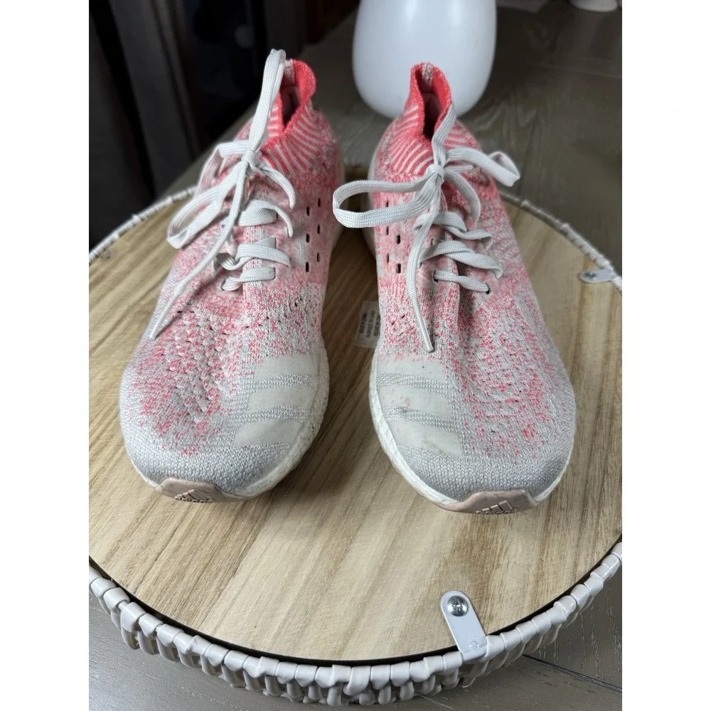 Adidas Shoes UltraBoost Womens 9 Uncaged Raw White Shock Red